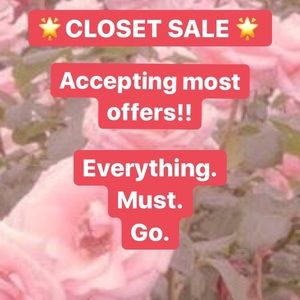 🌟CLOSET SALE 🌟